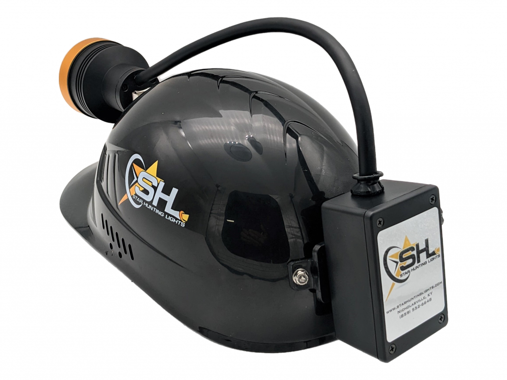 SHL LED Cap Light with Laser Coon Hunting Lights by Star Hunting Lights